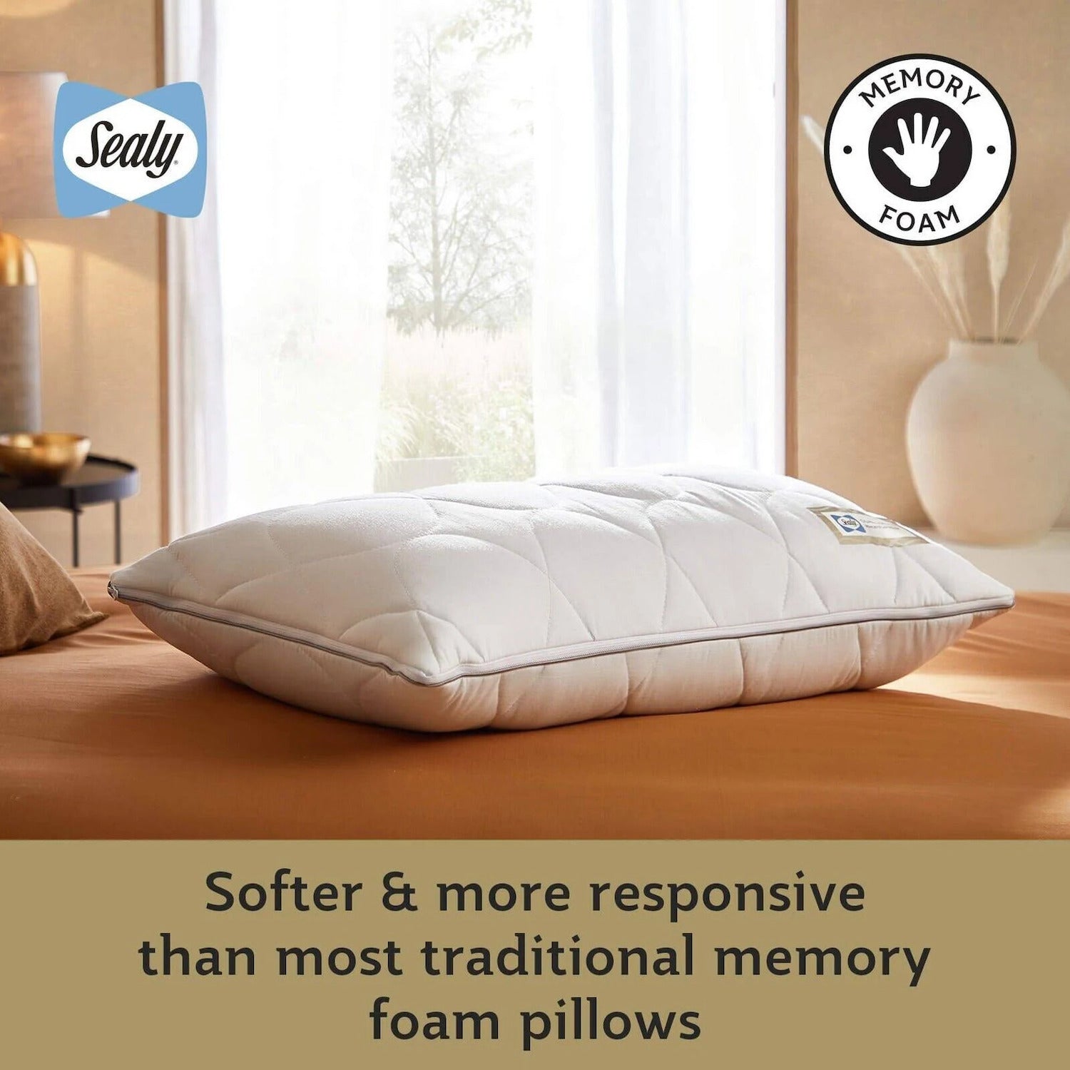 Sealy Dual Comfort Memory Foam Pillow