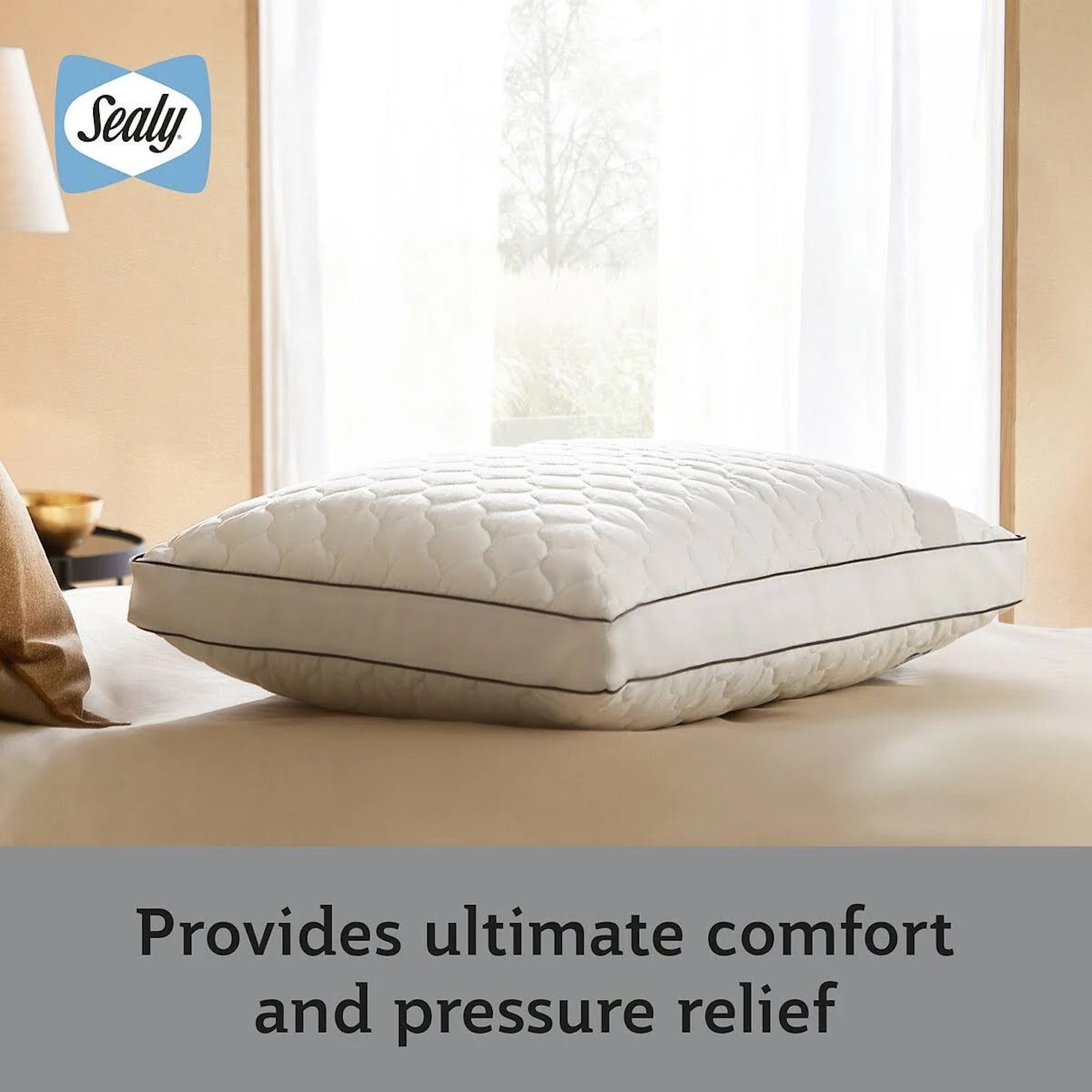 The Sealy Side Sleeper pillow provides ultimate comfort and pressure relief