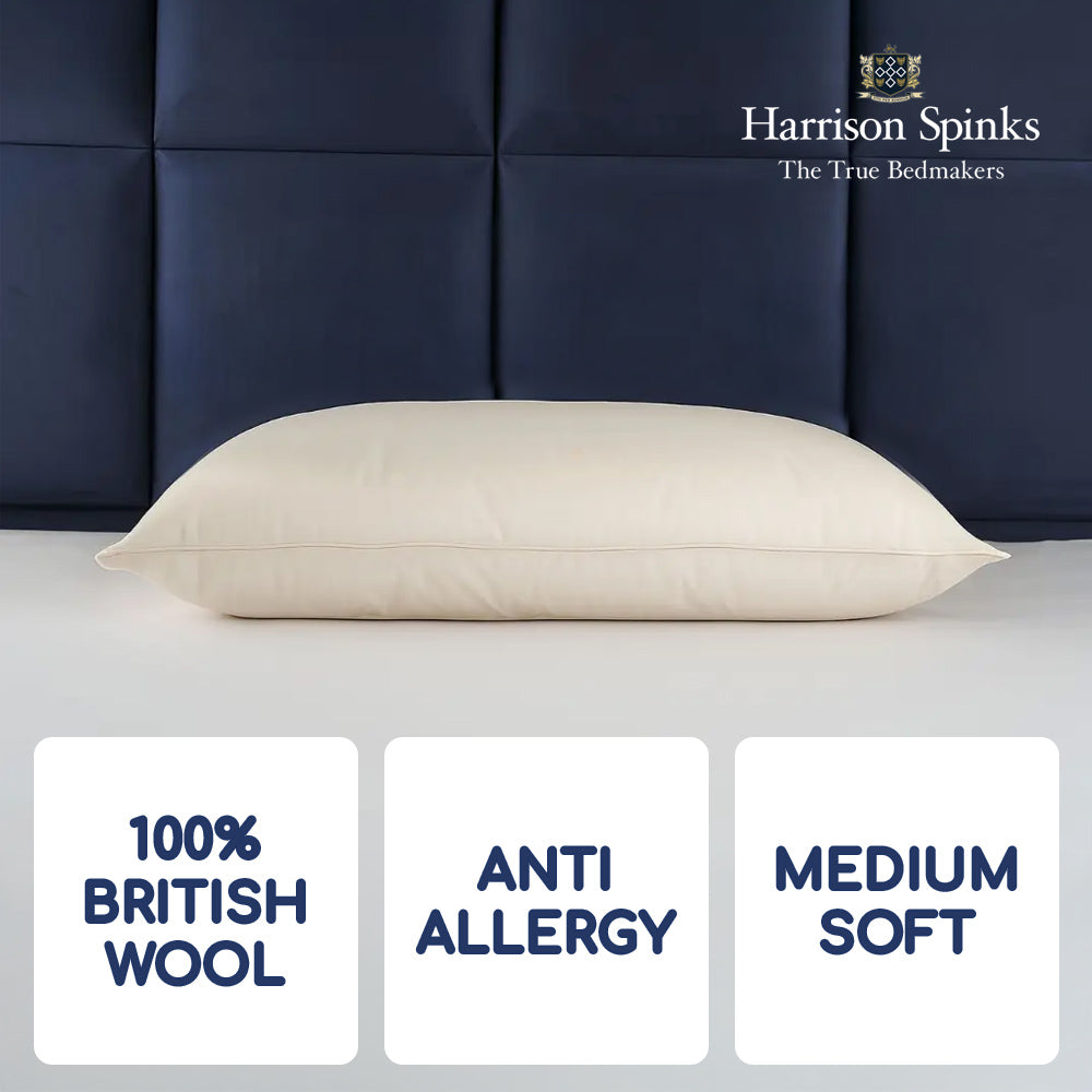 Harrison Spinks Premium British Wool Pillow
